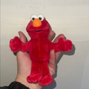 Sesame Street Vibrant Red Plush with Green Tag
